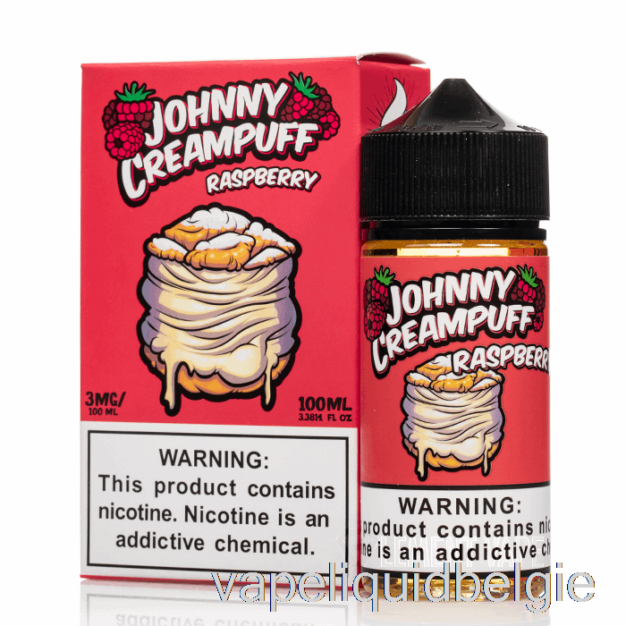 Vape Smaken Framboos - Johnny Creampuff - 100ml 0mg